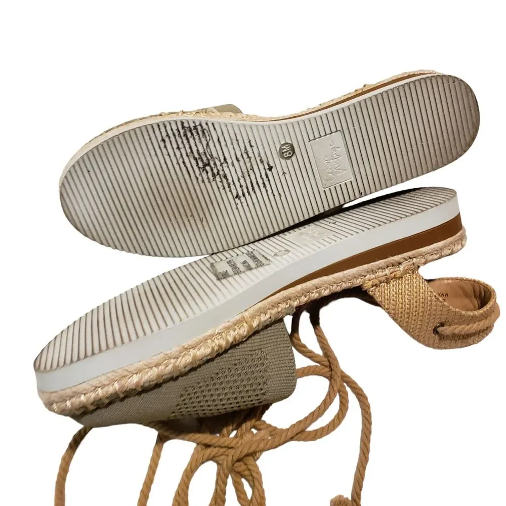 Crown Vintage Bonire Espadrille Women's Sandals | Size 8M | Green